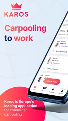 Karos daily carpool commuting android App screenshot 4